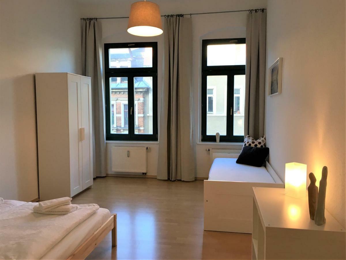 Ruhiges Apartment Am Rande Des Szeneviertels Drážďany Exteriér fotografie