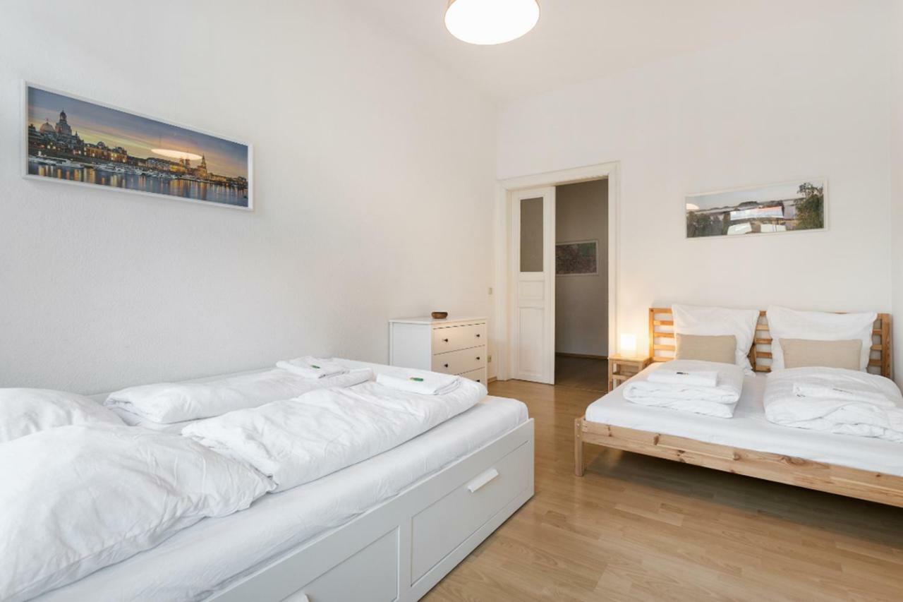 Ruhiges Apartment Am Rande Des Szeneviertels Drážďany Exteriér fotografie
