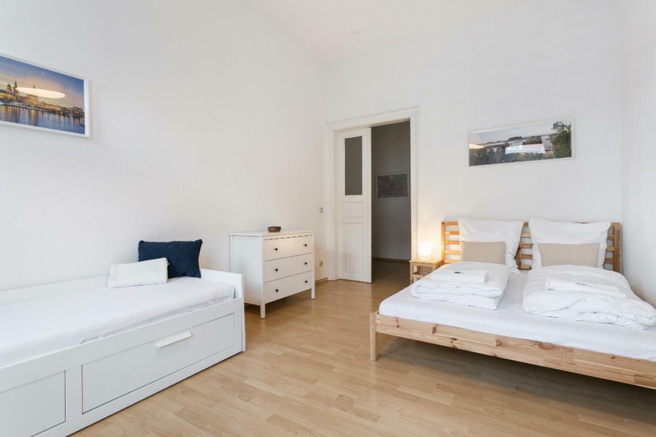 Ruhiges Apartment Am Rande Des Szeneviertels Drážďany Exteriér fotografie